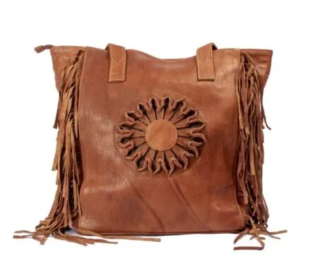Bolso de cuero marroquí