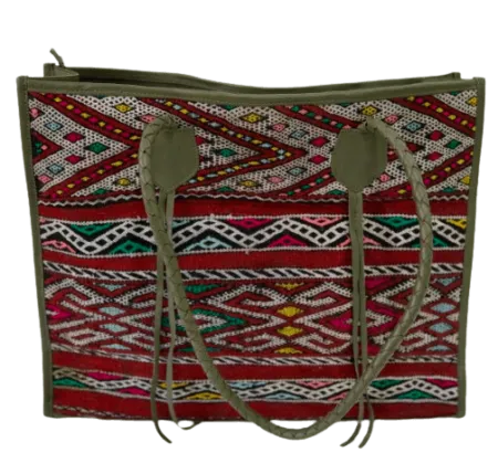 Leather carpet bag 1