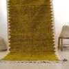Vibrant Sunshine Handwoven Moroccan Rug - Mustard Yellow