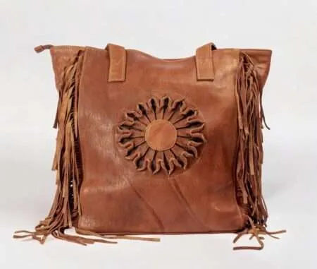 Leather Bag with fringes 002